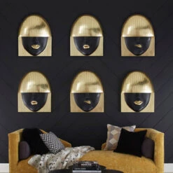 Fashion Faces Large Pout Wall Art - Black -Home Decorate Shop 451968ee99103fd7f871a8a4c167fabb