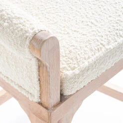 Adele Counter Stool In Ivory Boucle -Home Decorate Shop AdeleCounterStoolInIvoryBoucle.06