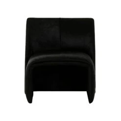 After Midnight Accent Chair In Black Hide -Home Decorate Shop After Midnight Chair.02
