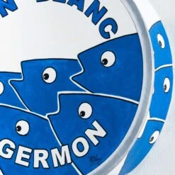 Albacore Tuna Sculpture - Electric Blue -Home Decorate Shop AlbacoreTunaSculpture ElectricBlue.02