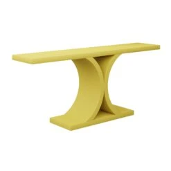 Custom Archer Console Table -Home Decorate Shop ArcherConsoleTableinCollinsGrasscloth.03