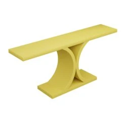 Custom Archer Console Table -Home Decorate Shop ArcherConsoleTableinCollinsGrasscloth.04