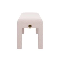 Custom Arden Bench -Home Decorate Shop ArdenBenchinFrancisBlushChenille.03