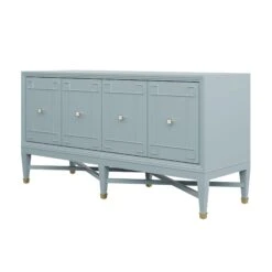 Custom Ariel Credenza -Home Decorate Shop ArielCredenzainCitationBlueLacquer.02