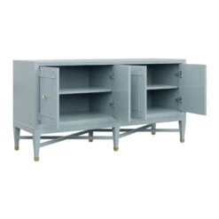 Custom Ariel Credenza -Home Decorate Shop ArielCredenzainCitationBlueLacquer.04