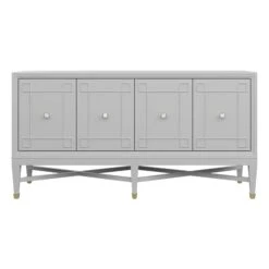 Custom Ariel Credenza -Home Decorate Shop ArielCredenzainFalconGreyLacquer.01