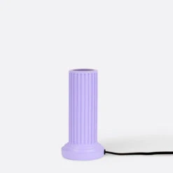 Athena Lamp Base In Lilac -Home Decorate Shop AthenaLampinLilac.03