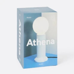 Athena Lamp Base In White -Home Decorate Shop AthenaLampinWhite.04