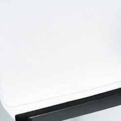 Ballantine Counter Stool In Matte Black White Leather -Home Decorate Shop Ballantine 20Counter 20Stool 20in 20Matte 20Black 20White 20Leather.03