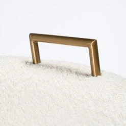 Barrel Dining Chair In Ivory Boucle -Home Decorate Shop BarrelAccentChair.06