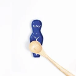 Body Spoon Rest - Blue -Home Decorate Shop Body Spoon Rest Blue.02