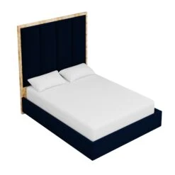Custom Brant Bed 25 Custom Brant Bed -Home Decorate Shop BrantBedinAdelaNavyVelvet.03