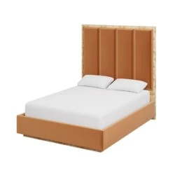 Custom Brant Bed 39 Custom Brant Bed -Home Decorate Shop BrantBedinNicholasCamelVelvet.02