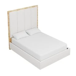 Custom Brant Bed 22 Custom Brant Bed -Home Decorate Shop BrantBedinRosaIvoryWoven.03