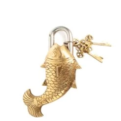 Brass Lock Fish