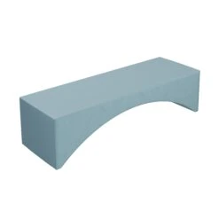 Custom Brooklyn Bench -Home Decorate Shop BrooklynBenchinClarioIceVelvet.03