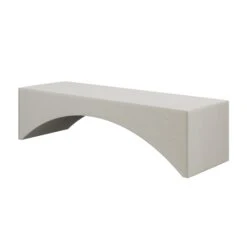 Custom Brooklyn Bench -Home Decorate Shop BrooklynBenchinDaliIvoryVelvet.02