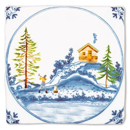 Cabin In The Woods Tile