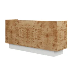 Custom Cash Credenza -Home Decorate Shop CashCredenza.GoldenPecanMappaBurl.03