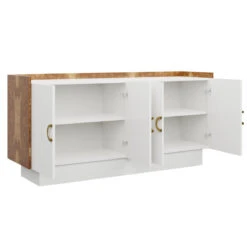 Custom Cash Credenza -Home Decorate Shop CashCredenza.GoldenPecanOliveAsh.05