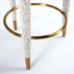 Chance Counter Stool In Grey Boucle -Home Decorate Shop ChanceCounterStoolinGreyBoucle.04