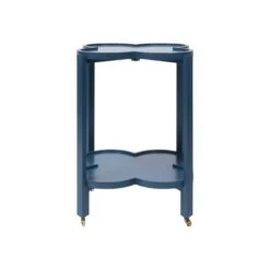 Clover Bar Cart In Dark Blue -Home Decorate Shop CloverBarCartinDarkBlue.03