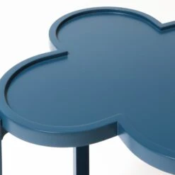 Clover Bar Cart In Dark Blue -Home Decorate Shop CloverBarCartinDarkBlue.04