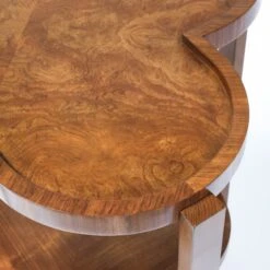 Clover Bar Cart In Walnut Veneer 13 Clover Bar Cart In Walnut Veneer -Home Decorate Shop CloverBarCartinWalnutVeneer.06