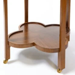 Clover Bar Cart In Walnut Veneer 14 Clover Bar Cart In Walnut Veneer -Home Decorate Shop CloverBarCartinWalnutVeneer.07