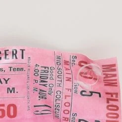 Rock ‘N Roll Stub - 1966 -Home Decorate Shop ConcertTicket TheBeatlesPink.04