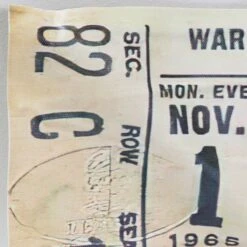 Rock ‘N Roll Stub - 1965 -Home Decorate Shop ConcertTicket TheRollingStones.03