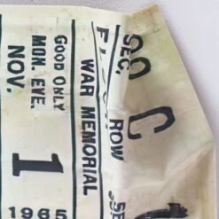 Rock ‘N Roll Stub - 1965 -Home Decorate Shop ConcertTicket TheRollingStones.04