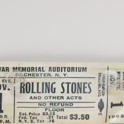 Rock ‘N Roll Stub - 1965 -Home Decorate Shop ConcertTicket TheRollingStones.05
