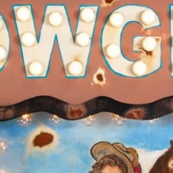 Cowgirl Bar Sign -Home Decorate Shop Cowgirl 20Bar 20Sign.05