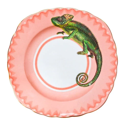 Crafty Chameleon Tea Plate