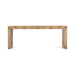 Custom Savannah Console Table -Home Decorate Shop CustomSavannahBurlConsoleTable.GoldenPecanMappaBurl.02
