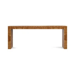 Custom Savannah Console Table -Home Decorate Shop CustomSavannahBurlConsoleTable.GoldenPecanOliveAsh.02