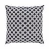 Dobby Navy Dot Linen Pillow