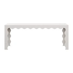 Custom Elizalde Console Table -Home Decorate Shop ElizaldeConsoleTable.MistAbacaGrasscloth.01