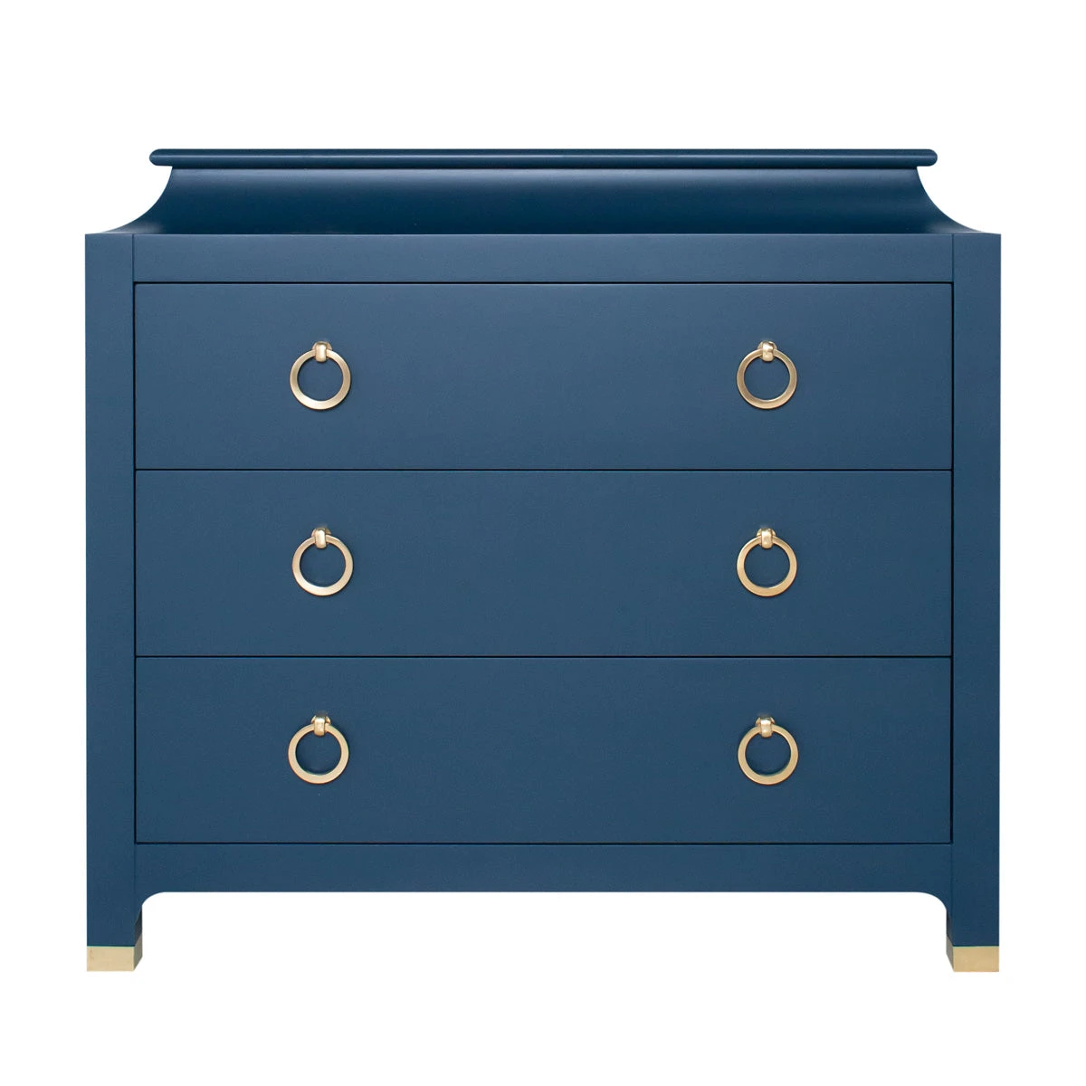 Espionage Chest Large In Navy Lacquer 1 Espionage Chest Large In Navy Lacquer