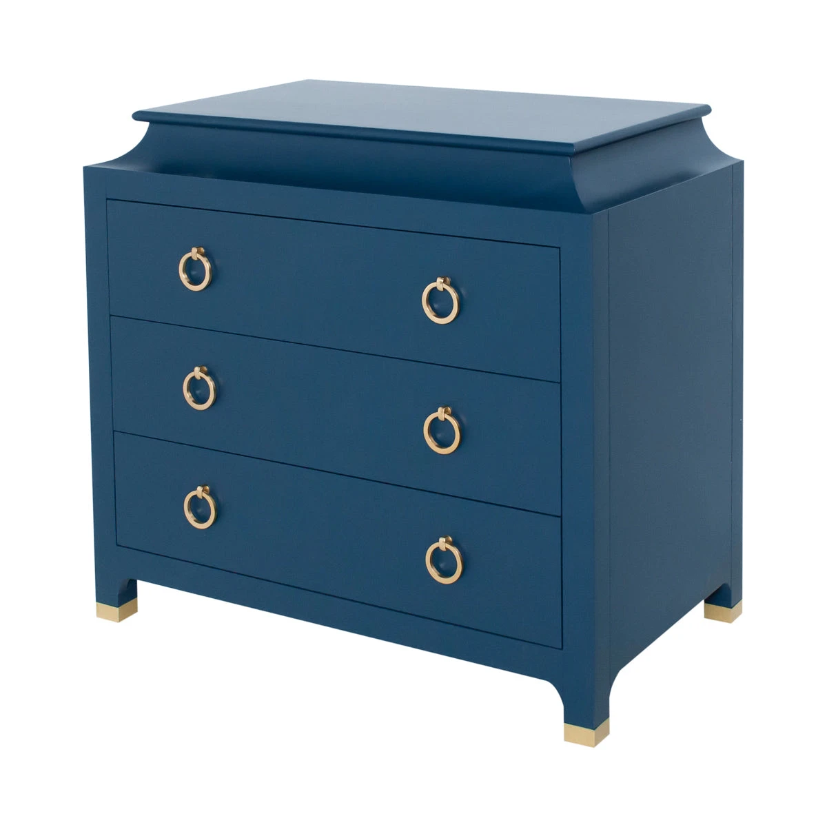 Espionage Chest Large In Navy Lacquer 2 Espionage Chest Large In Navy Lacquer - Image 2
