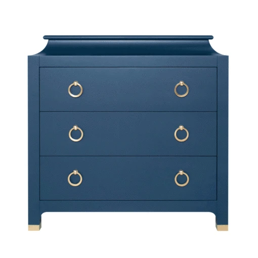 Espionage Chest Petite In Navy Lacquer
