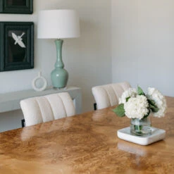 Custom Etta Dining Table -Home Decorate Shop EttaDiningTableMatrix.GoldenPecanOliveAsh.10