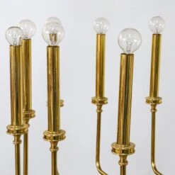 Parzinger Style Brass Chandelier Horizontal -Home Decorate Shop FL46 2ParzingerStyleBrassChandelierHorizontal .04