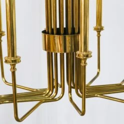 Parzinger Style Brass Chandelier Horizontal -Home Decorate Shop FL46 2ParzingerStyleBrassChandelierHorizontal .05