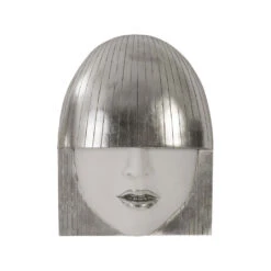 Fashion Faces Small Wall Art Set - Silver 9 Fashion Faces Small Wall Art Set - Silver -Home Decorate Shop Fashion Faces Silver Set.04