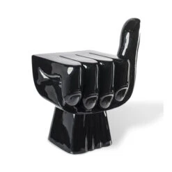 Fist Chair - Black -Home Decorate Shop FistChair Black.02