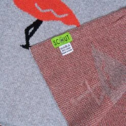 Flamingo Throw Blanket - Grey -Home Decorate Shop Flamingo 20Throw 20Blanket 20 20Grey.04