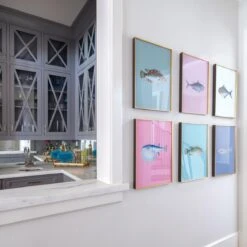 Framed Fish Print In Sea Spray -Home Decorate Shop Framed 20Fish 20Print 20in 20Sea 20Spray.02