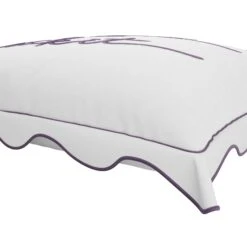 Fuck It Large Scallop Pillow Cover - Lavender -Home Decorate Shop FuckItScallopPillowCover Lavender.04